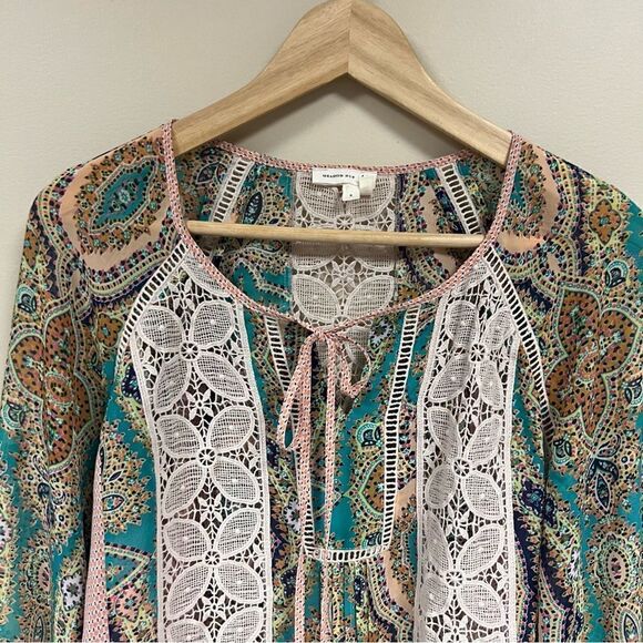 Meadow Rue Anthropologie boho top. Size 8 - Picture 3 of 8